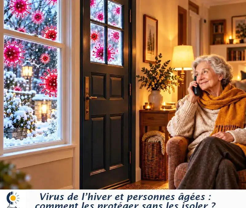 Virus de l’hiver et personnes âgées : protéger sans isoler
