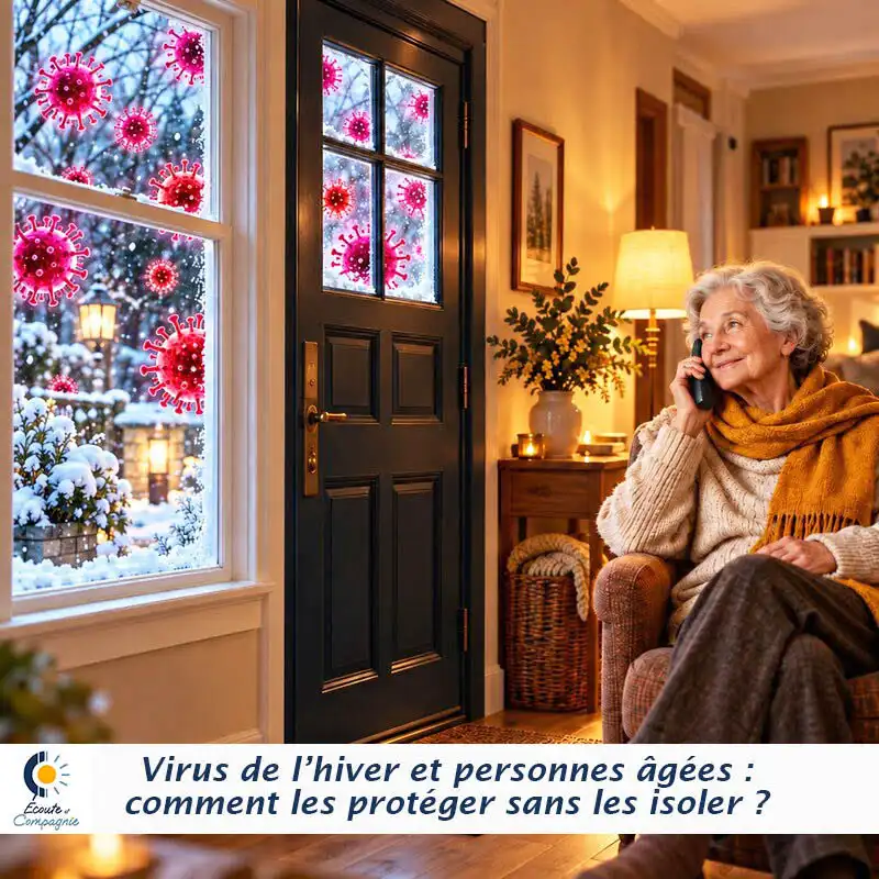 Virus de l’hiver et personnes âgées : protéger sans isoler